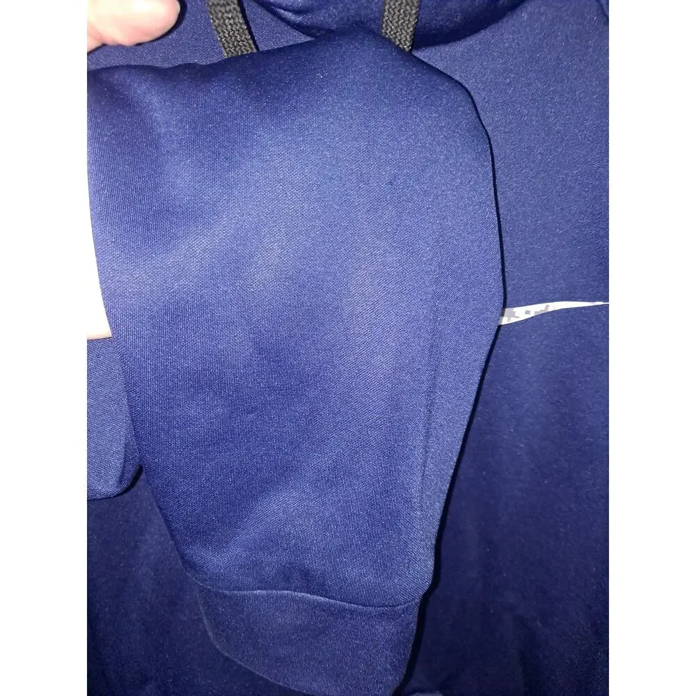 Nike Dry-Fit Blue Hoodie Sweatshirt with White‎ Camo Swoosh Size XL